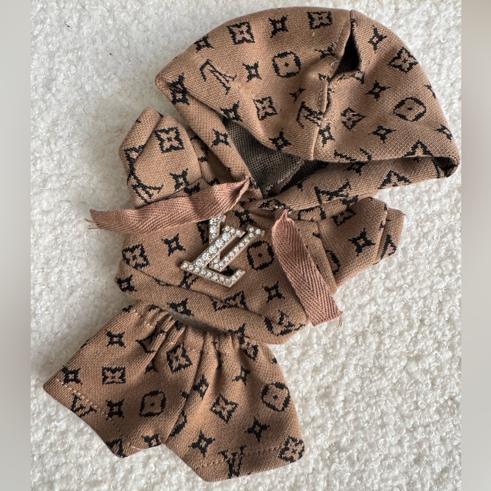 Labubu Hoodie Outfit with Shorts